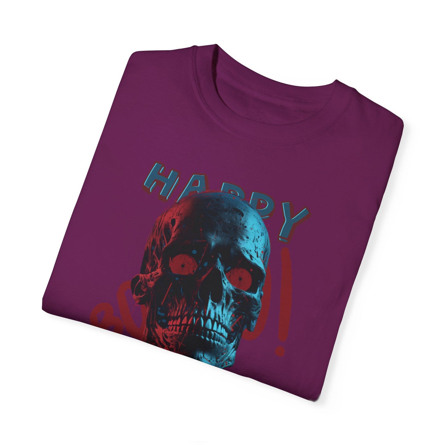 US Cotton Halloween T-shirt skull