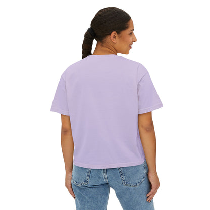 Women's Boxy Tee she did it