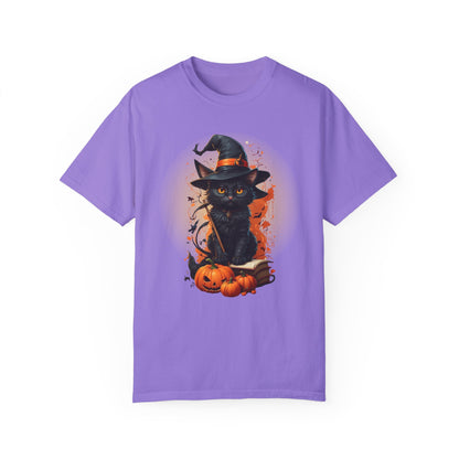 US Cotton Halloween T-shirt raven