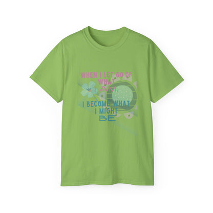 QT Cotton T-shirt let go