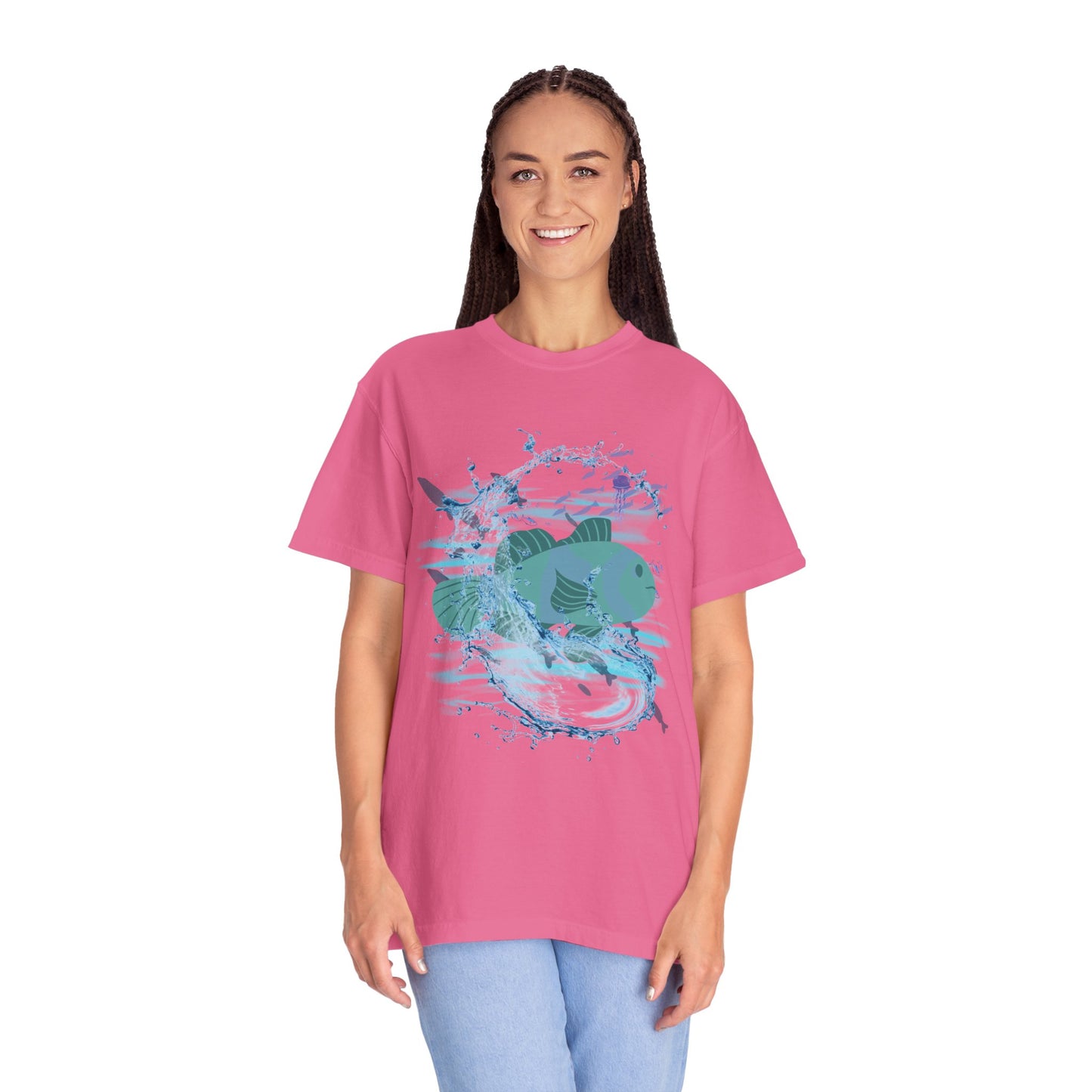 ARTISAN Cotton T-shirt waterfish