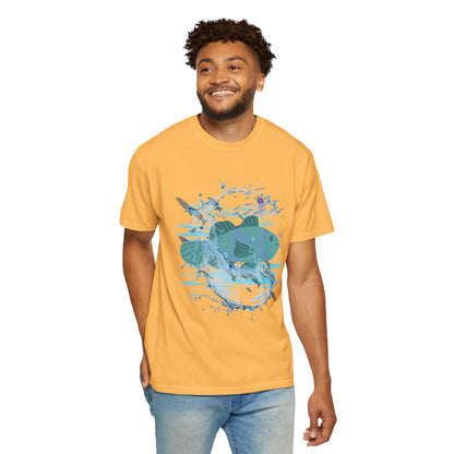 ARTISAN Cotton T-shirt waterfish