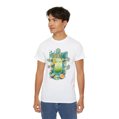 Cotton T-shirt refreshment