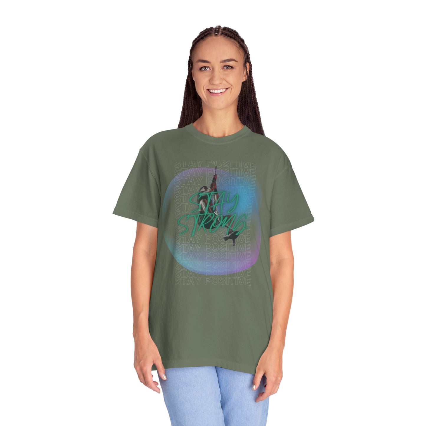 ARTISAN Cotton T-shirt stay positive