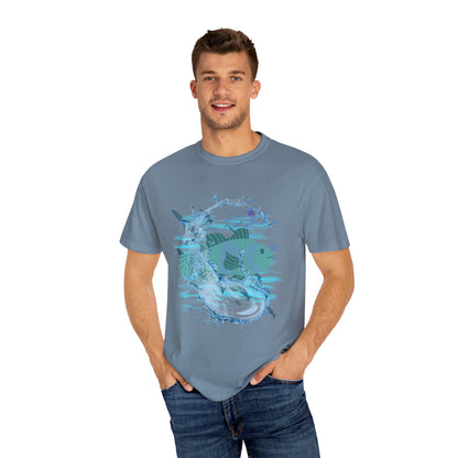 ARTISAN Cotton T-shirt waterfish