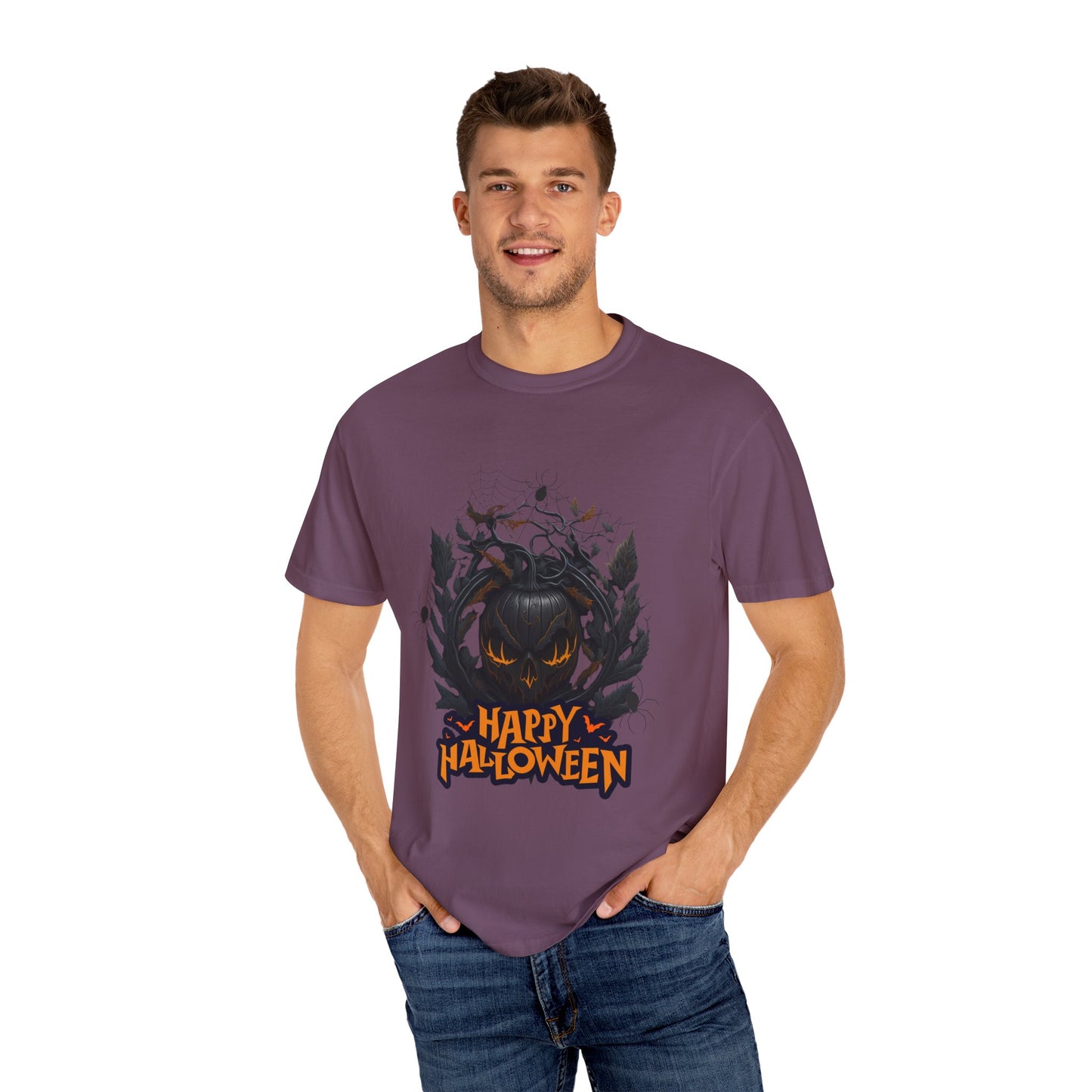 US Cotton Halloween T-shirt ghostly