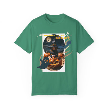 US Cotton T-shirt  jack-o'-lantern