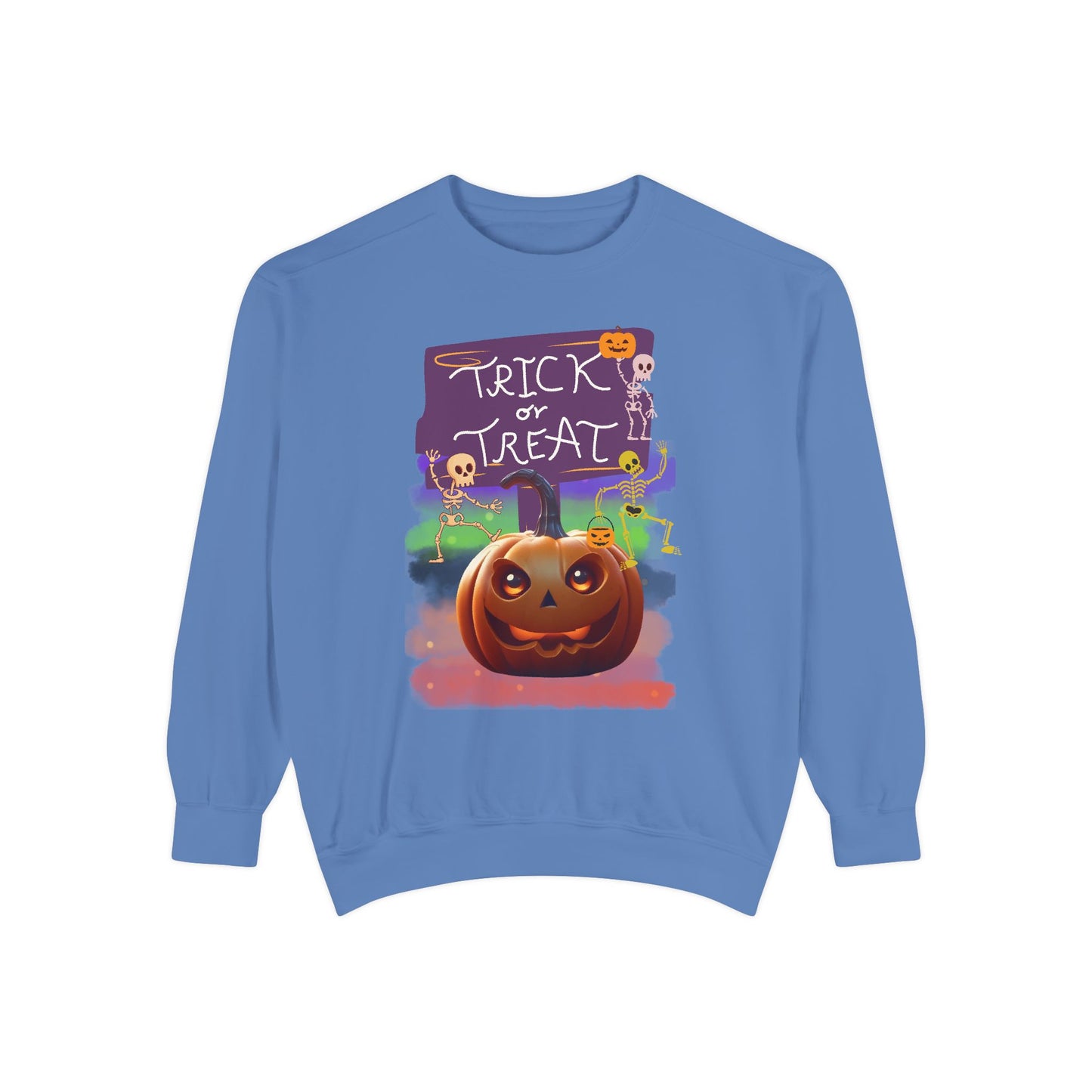 Halloween Cotton Sweatshirt trick or treat