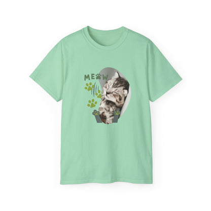 Women's Cotton T-shirt kitten