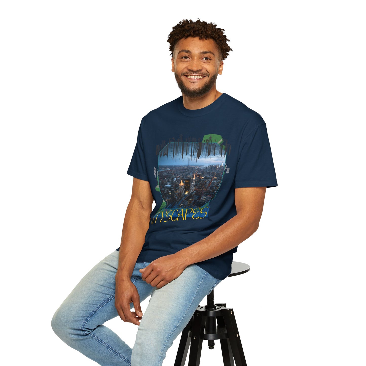 ARTISAN Cotton T-shirt cityscapes [Color Variants]