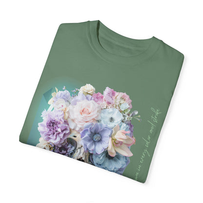 ARTISAN Cotton T-shirt flowers