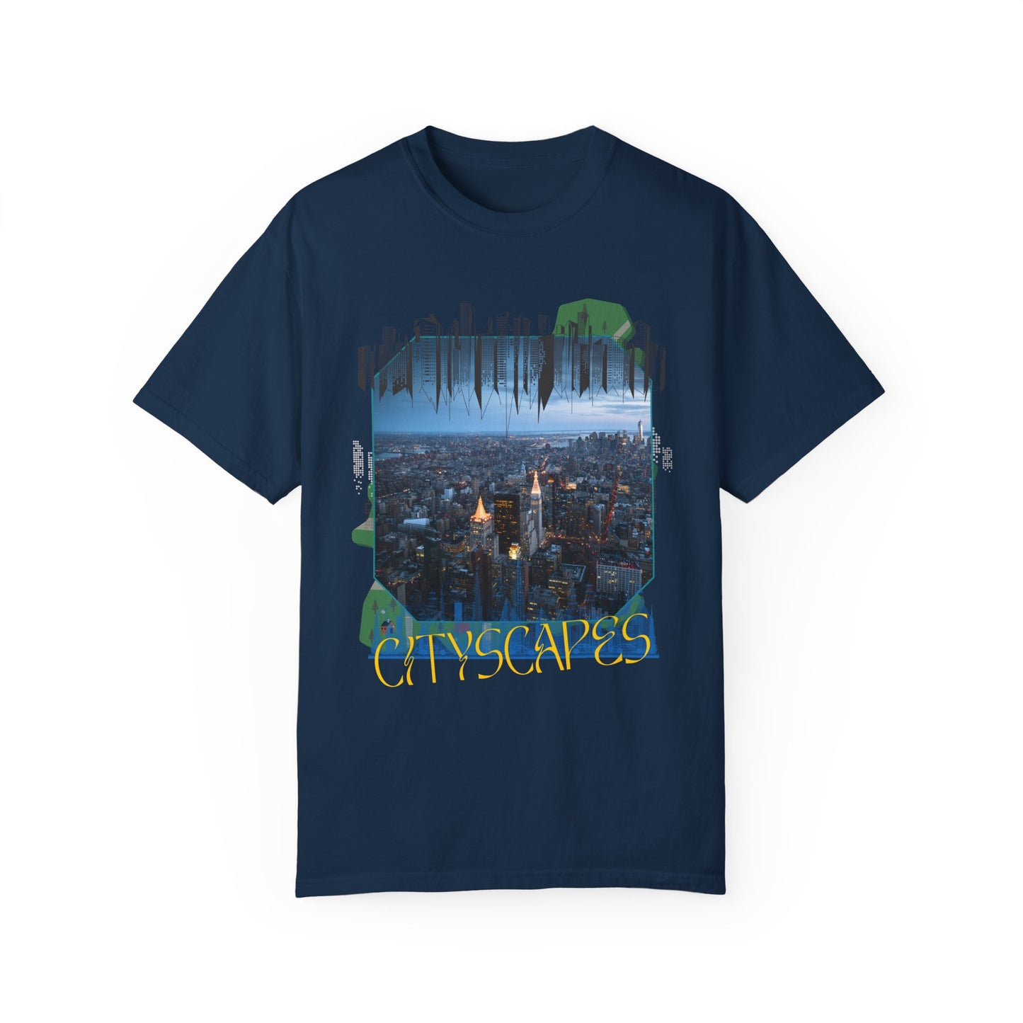 ARTISAN Cotton T-shirt cityscapes [Color Variants]