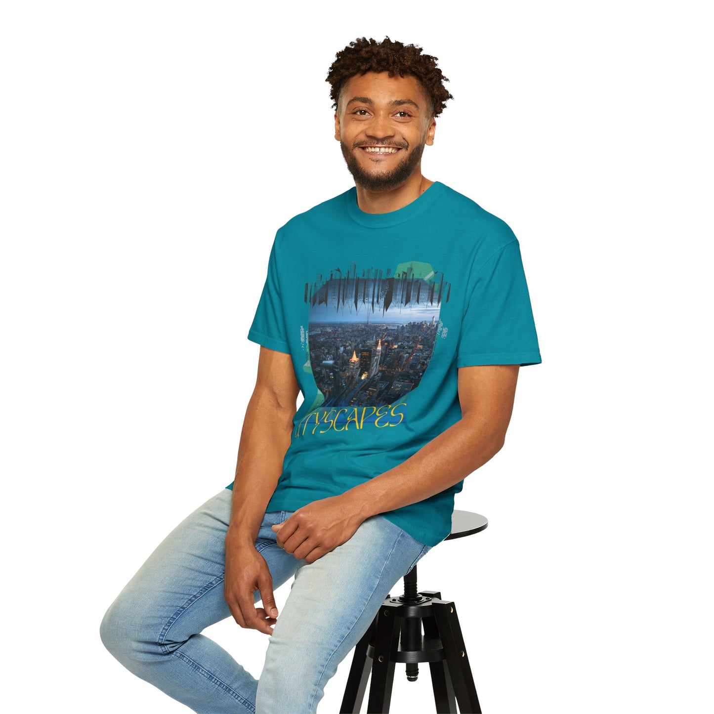 ARTISAN Cotton T-shirt cityscapes [Color Variants]