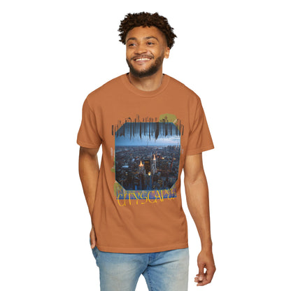 ARTISAN Cotton T-shirt cityscapes [Color Variants]