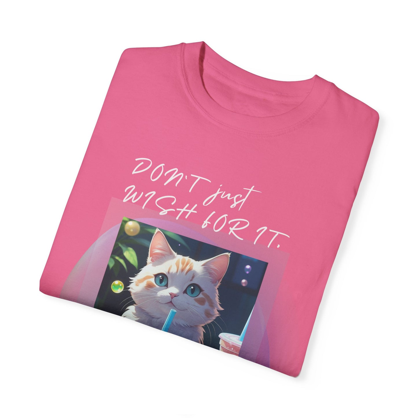 ARTISAN Cotton T-shirt cat design [Color Variants]