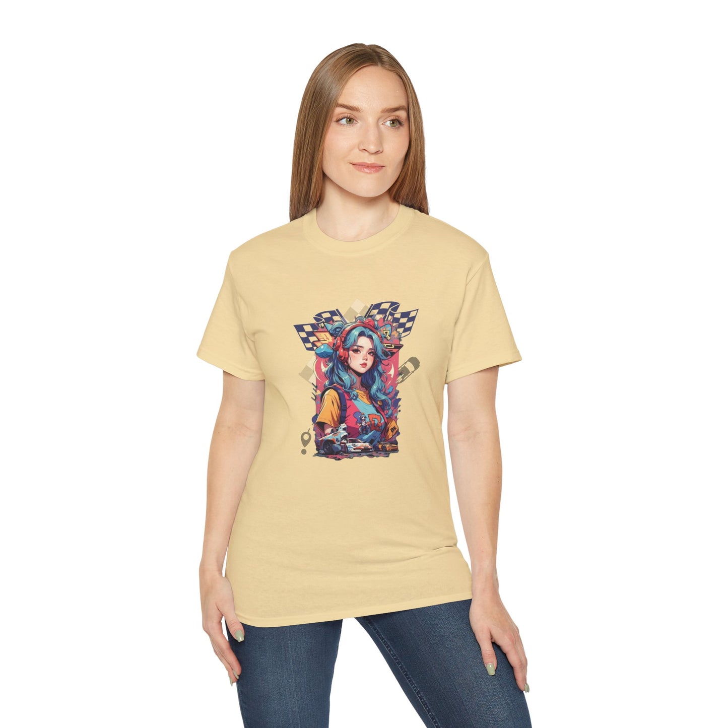 Women's Cotton T-shirt racing