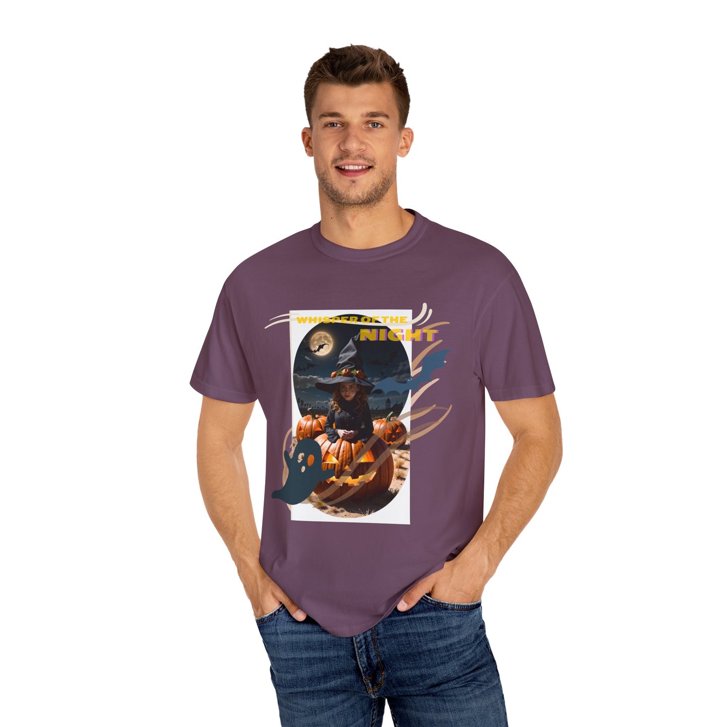 US Cotton T-shirt  jack-o'-lantern