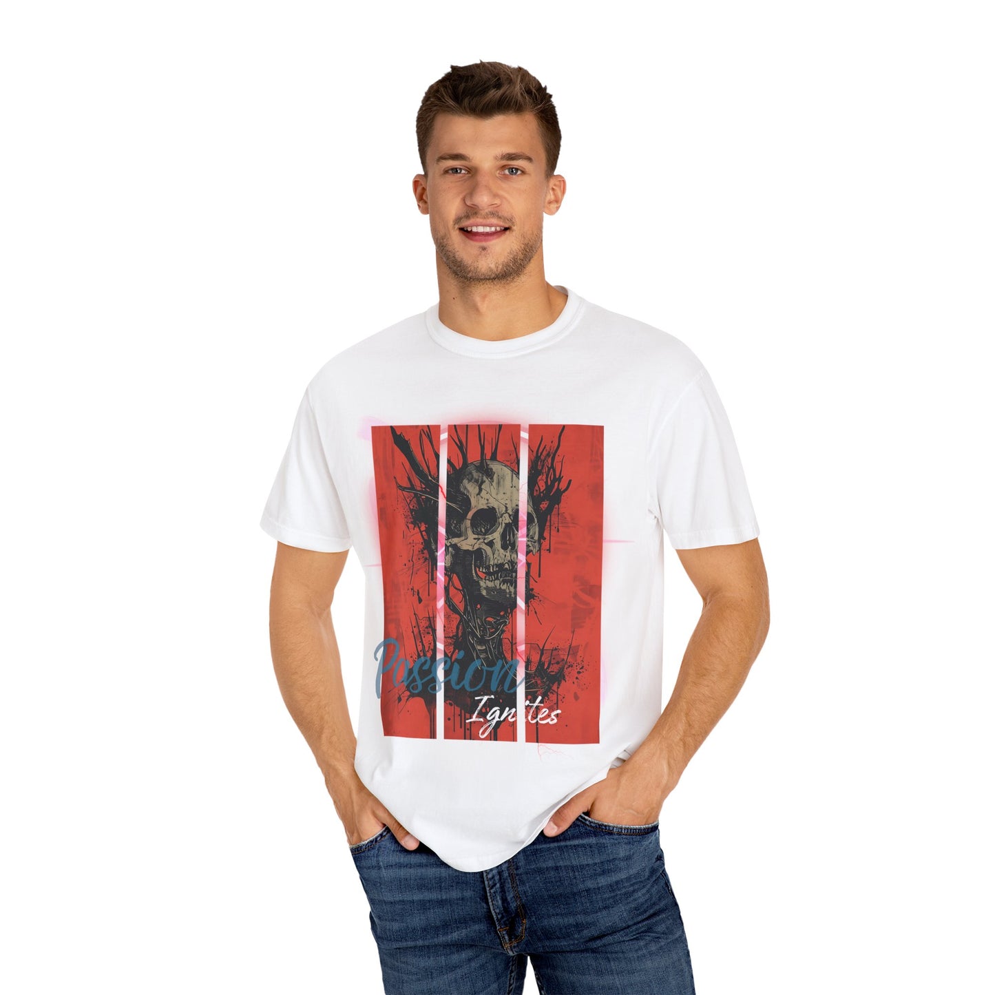 ARTISAN Cotton T-shirt passion ignites