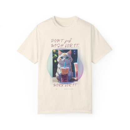 ARTISAN Cotton T-shirt cat design