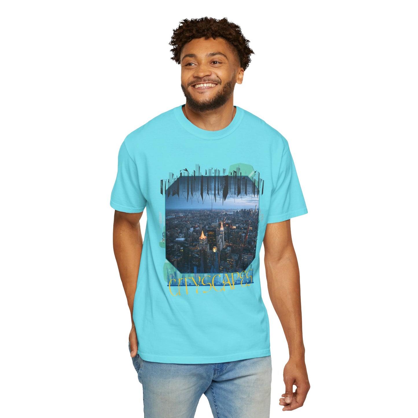 ARTISAN Cotton T-shirt cityscapes [Color Variants]