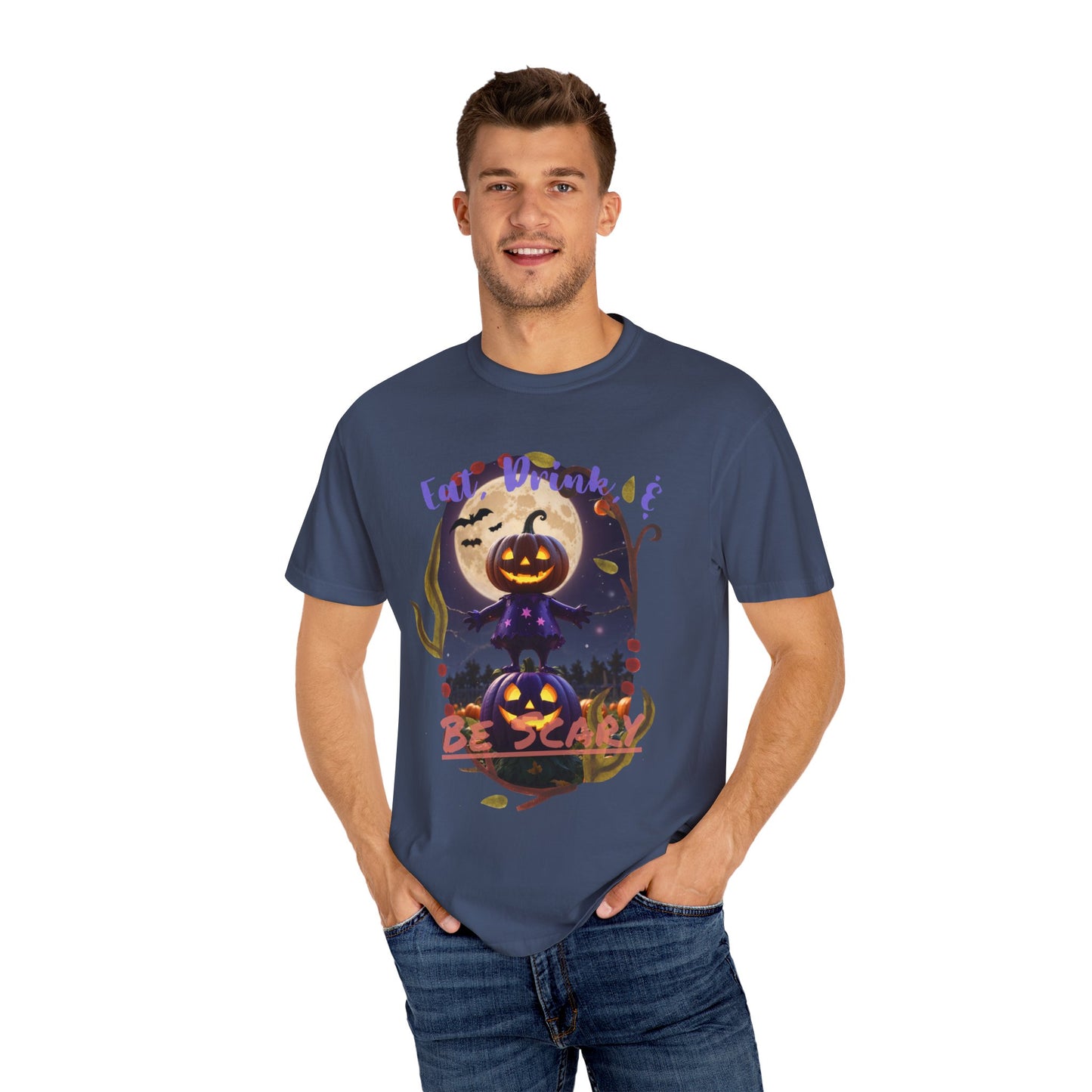 US Cotton Halloween T-shirt be scary