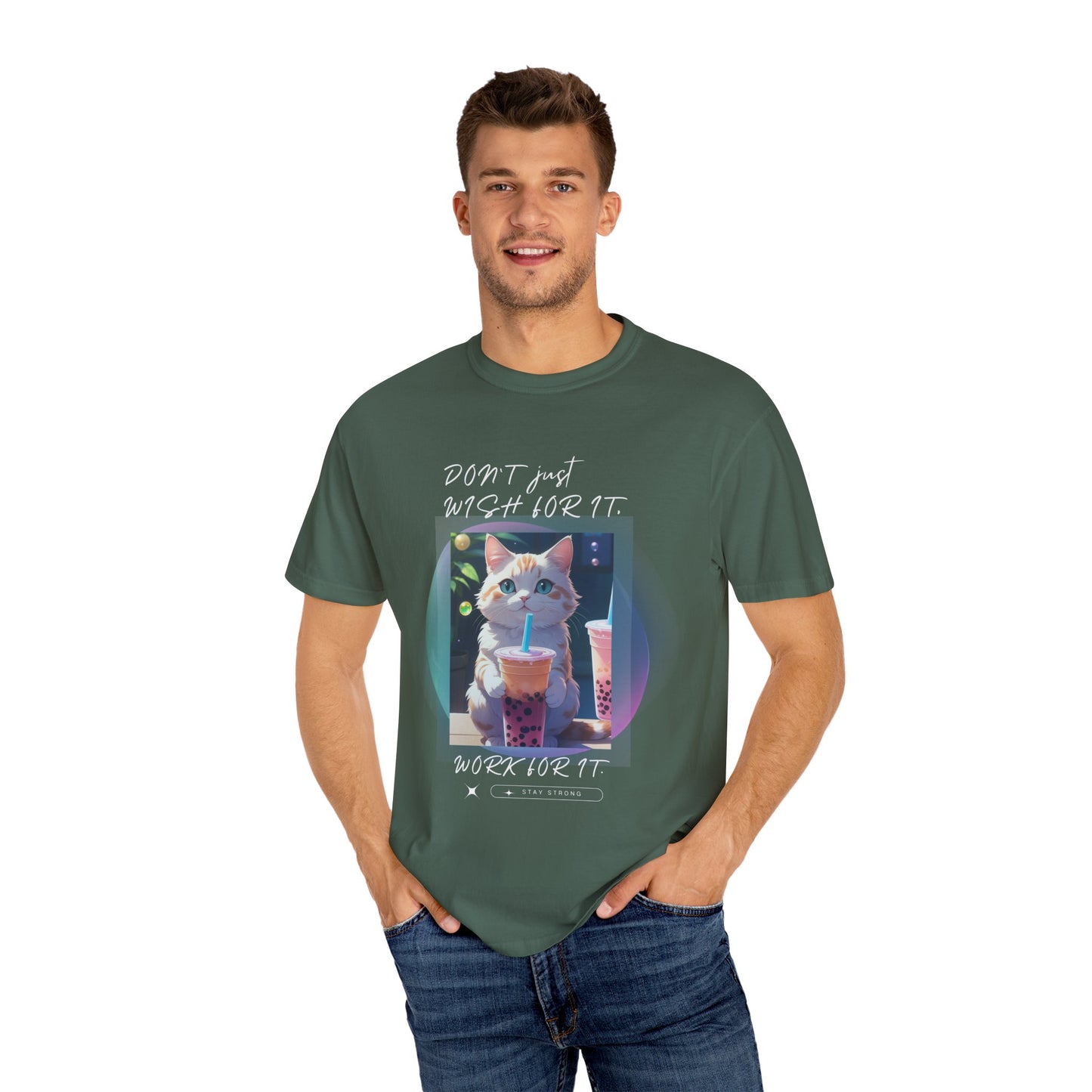 ARTISAN Cotton T-shirt cat design