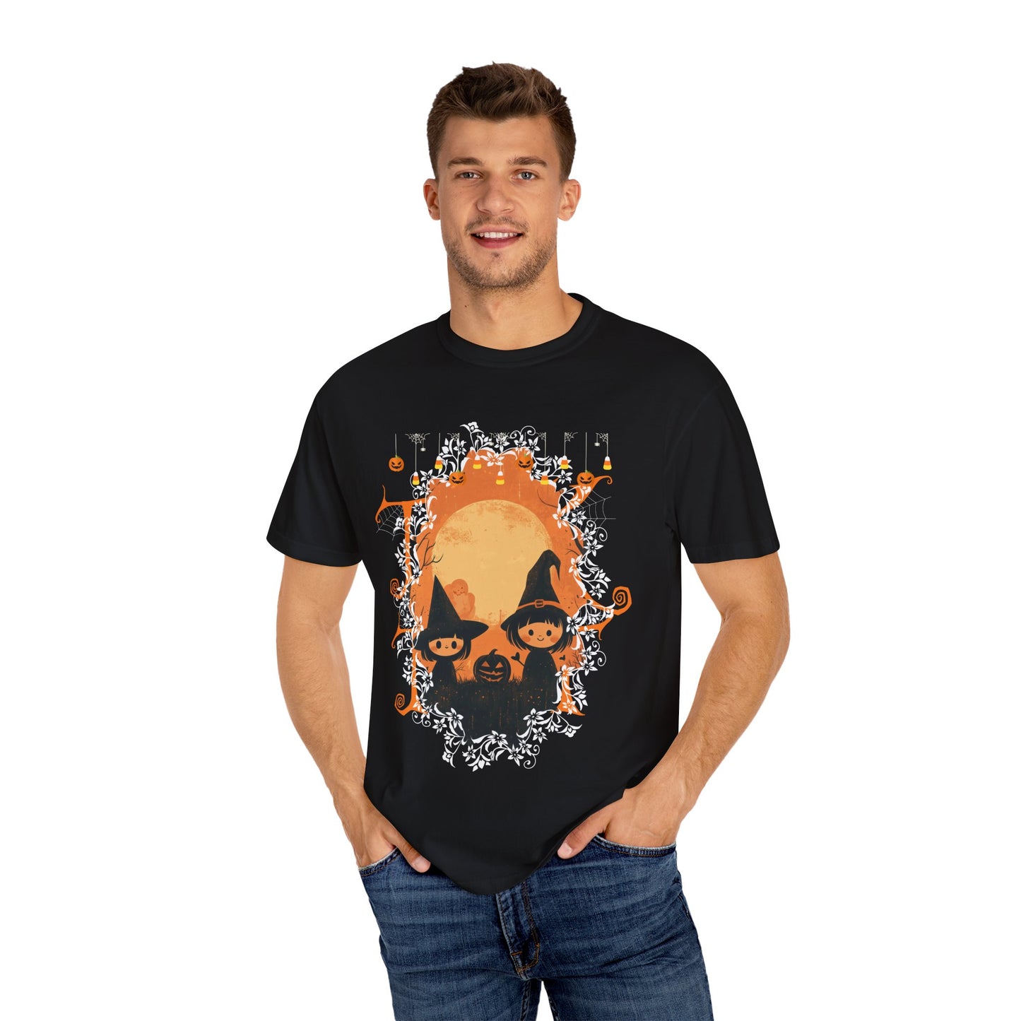 US Cotton Halloween T-shirt candy