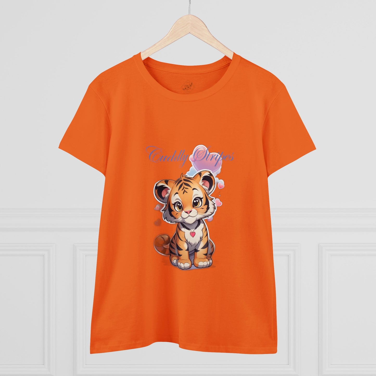 Women's Midweight Cotton Tee cub design