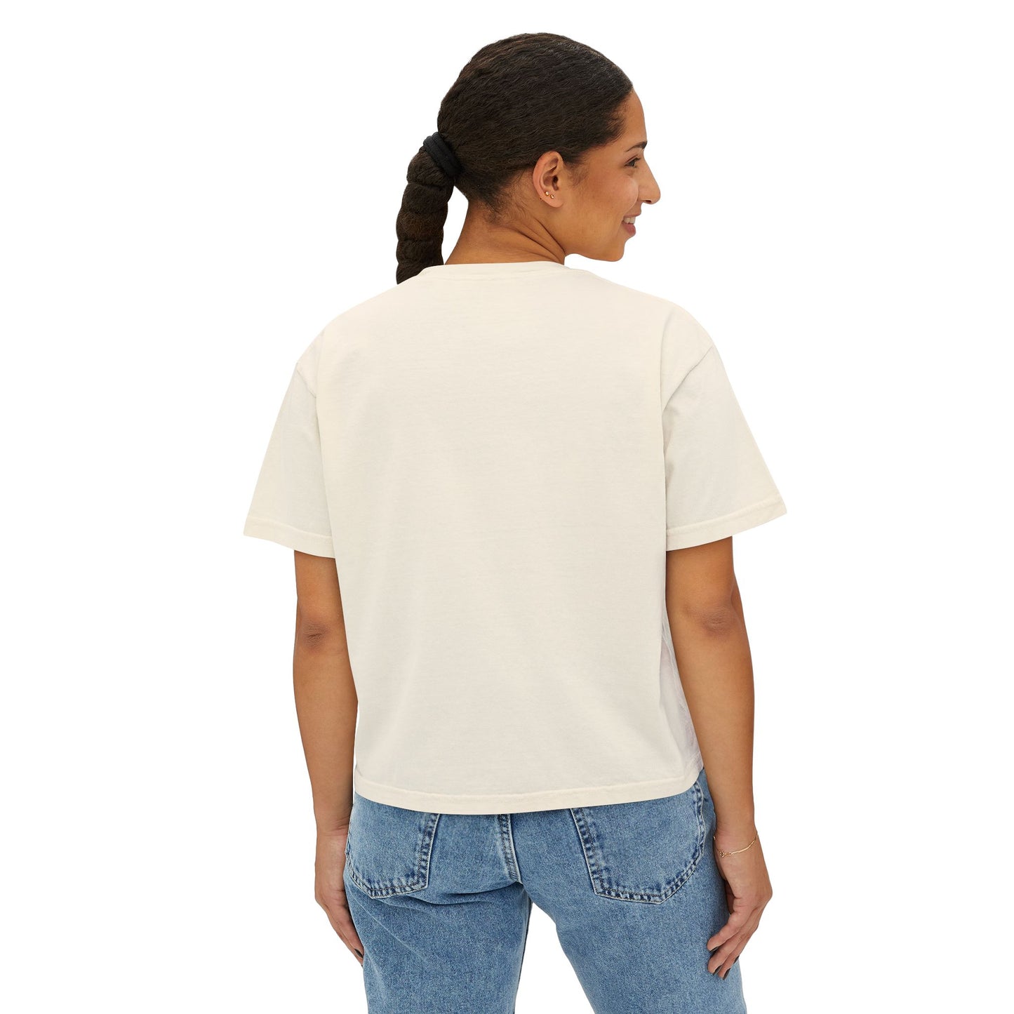 Women's Boxy Tee cat