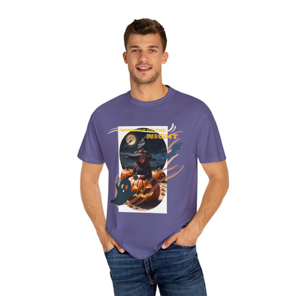 US Cotton T-shirt  jack-o'-lantern