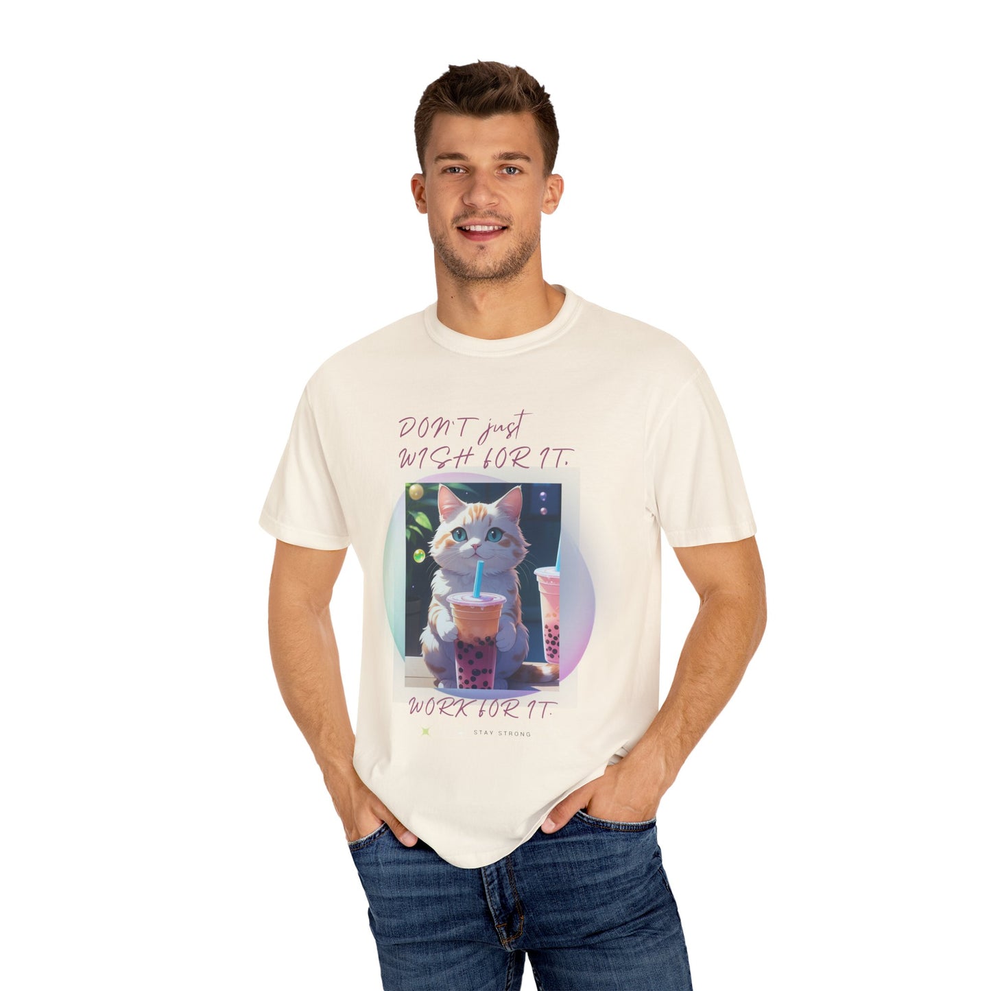 ARTISAN Cotton T-shirt cat design