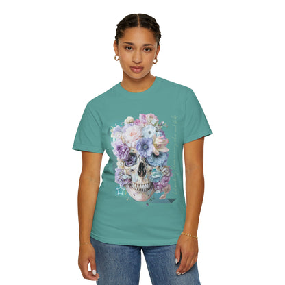 ARTISAN Cotton T-shirt flowers [Color variants]