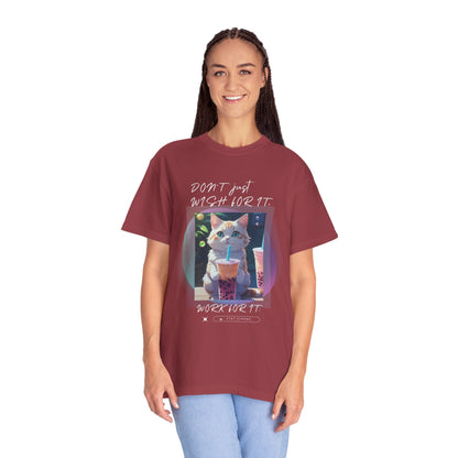 ARTISAN Cotton T-shirt cat design