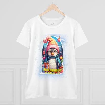 Women's Midweight Cotton Tee penguin