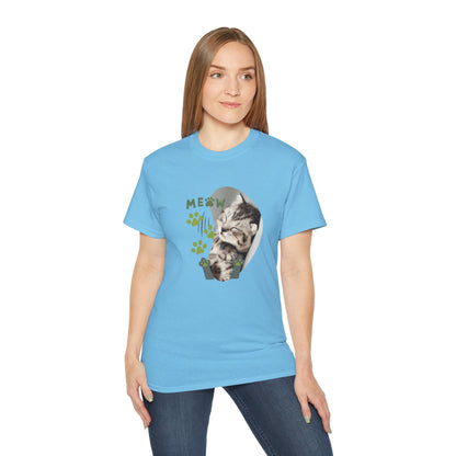 Women's Cotton T-shirt kitten