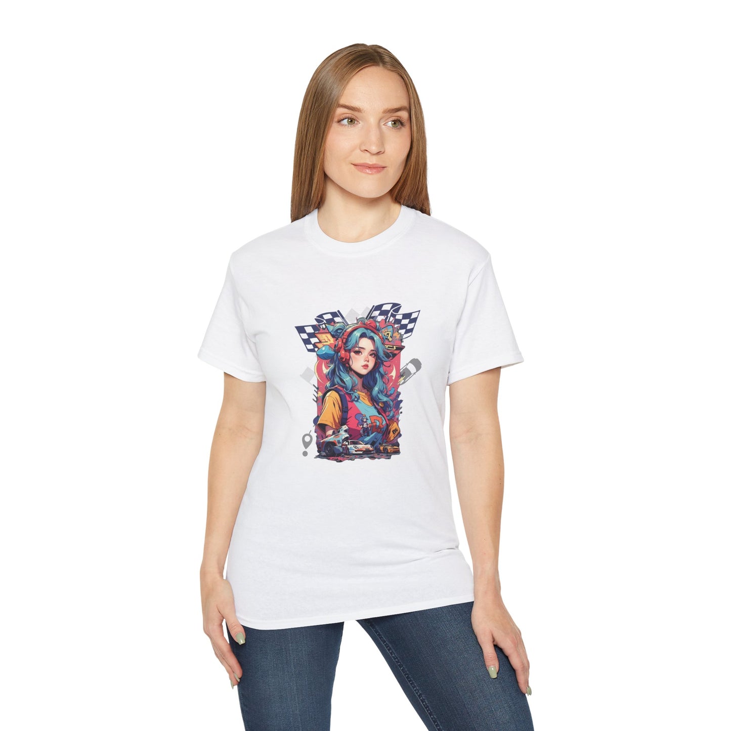 Women's Cotton T-shirt racing