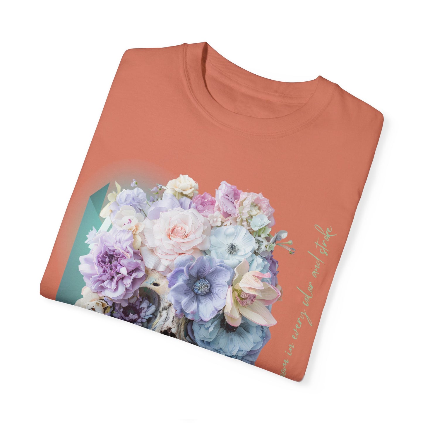 ARTISAN Cotton T-shirt flowers