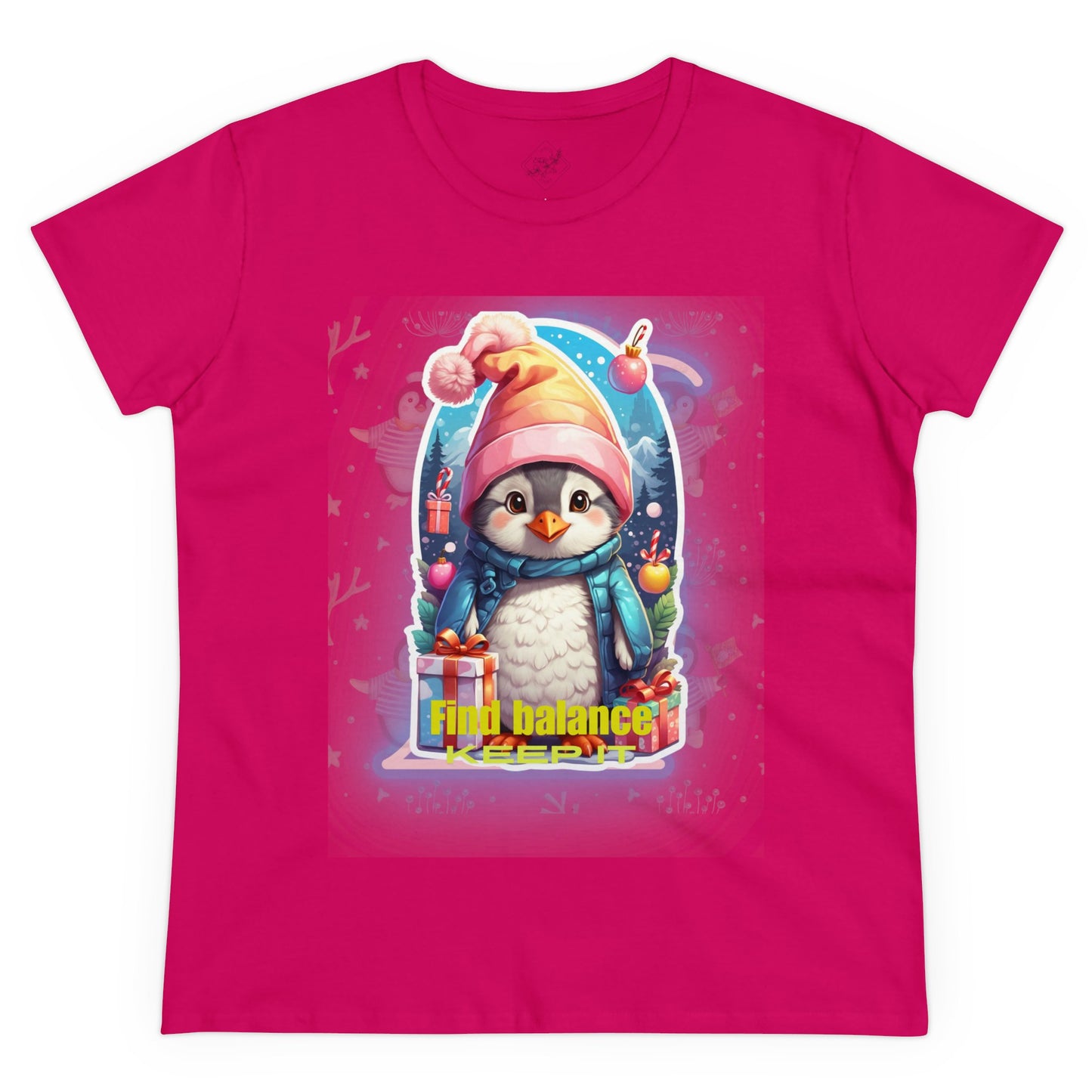 Women's Midweight Cotton Tee penguin