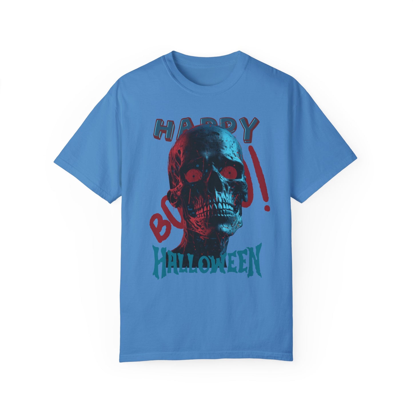 US Cotton Halloween T-shirt skull