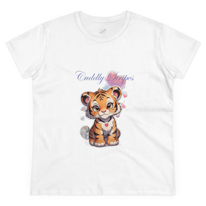 Women's Midweight Cotton Tee cub design