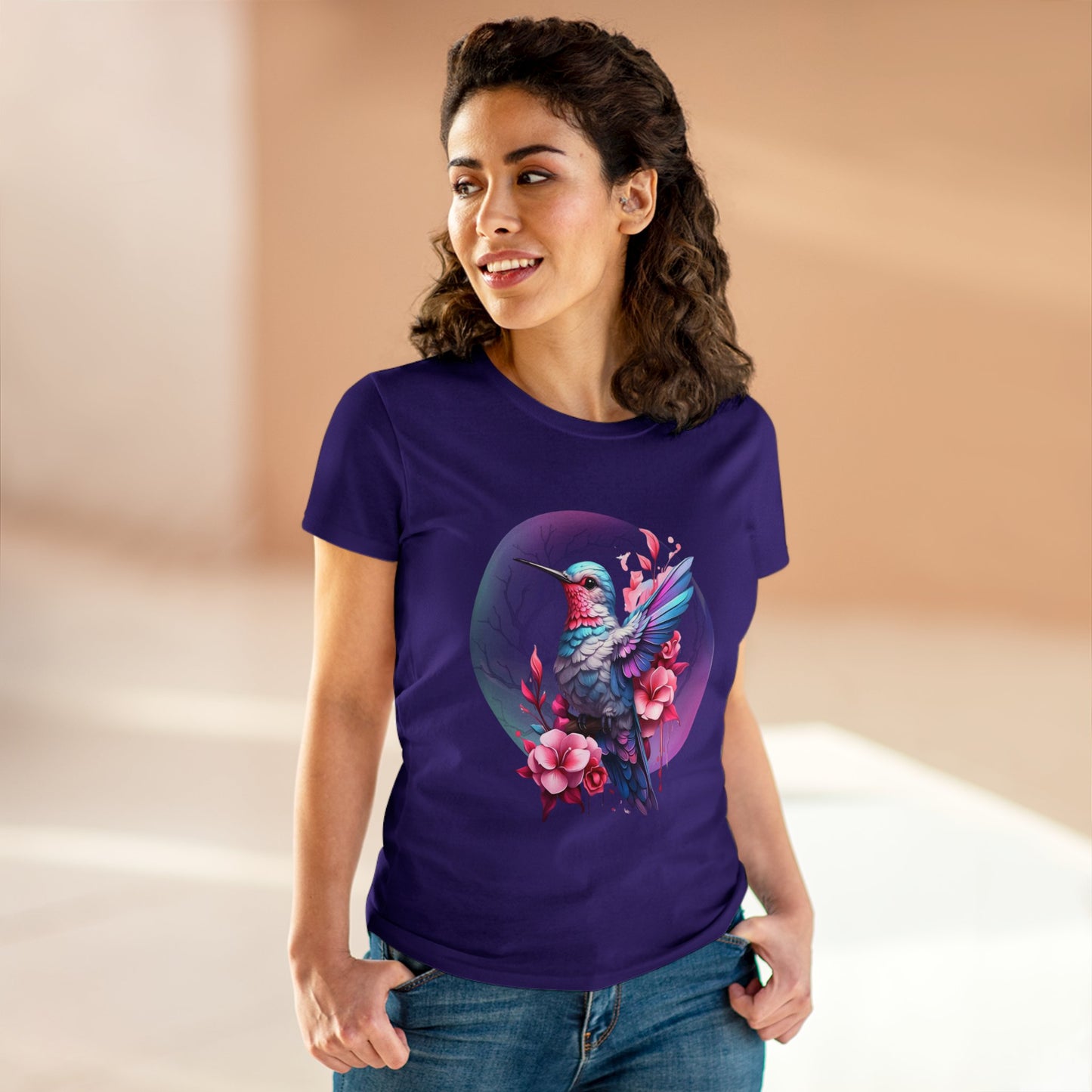 Women's Midweight Cotton Tee sparrow