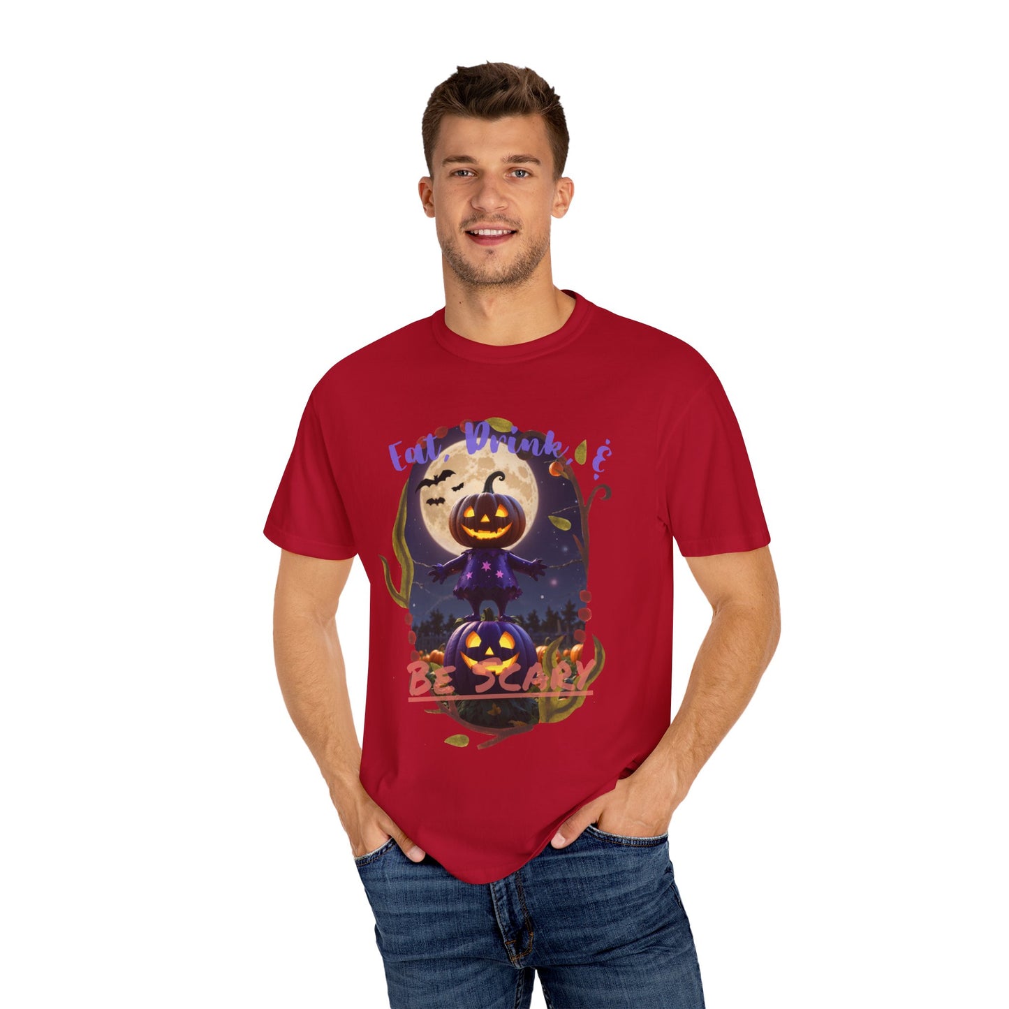 US Cotton Halloween T-shirt be scary