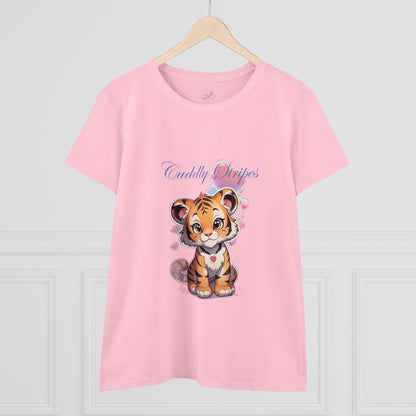 Women's Midweight Cotton Tee cub design