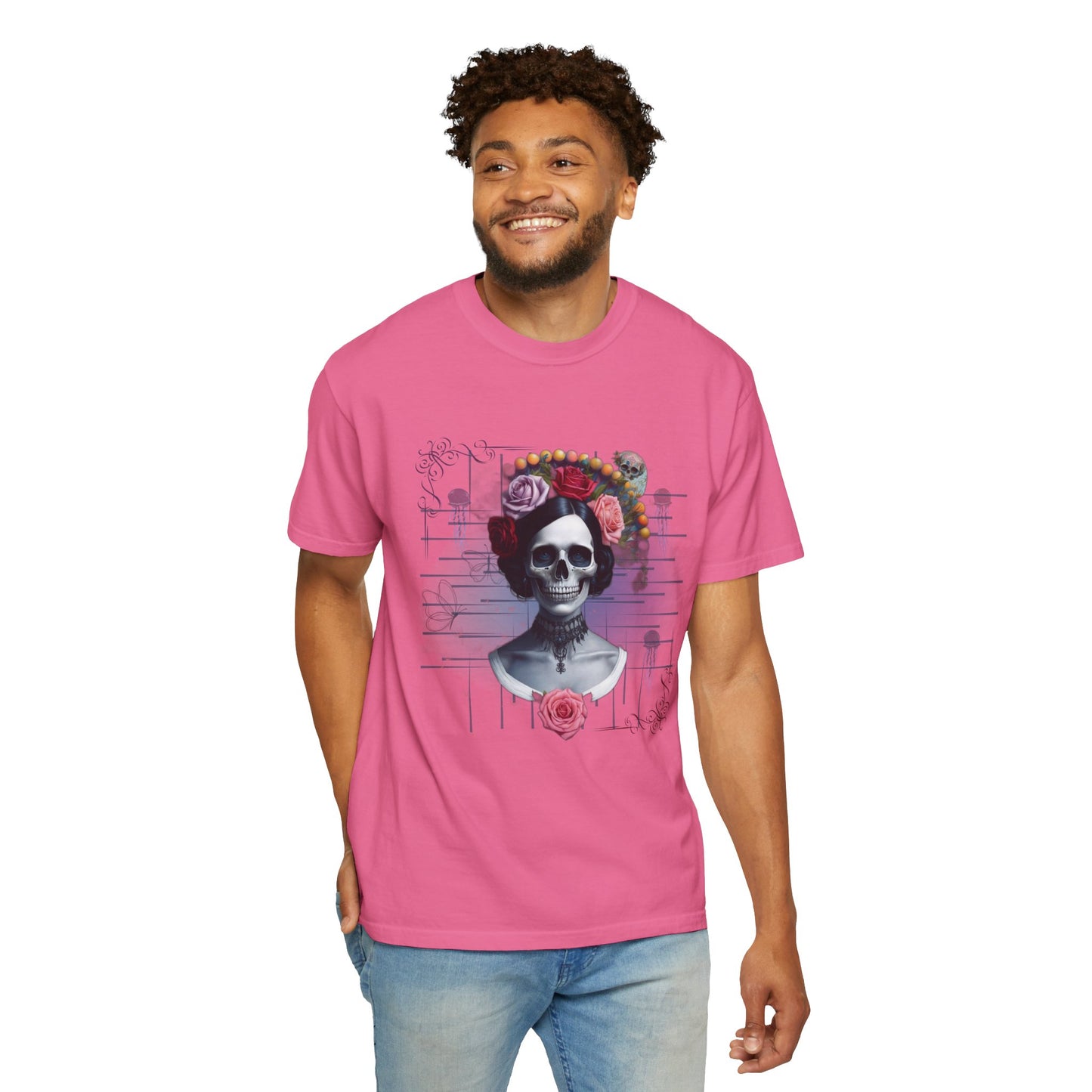 ARTISAN Cotton T-shirt brided skull