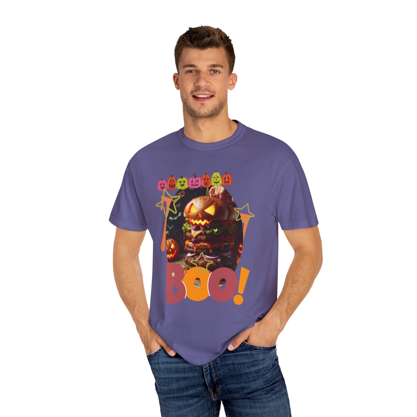 US Cotton Halloween T-shirt boo!