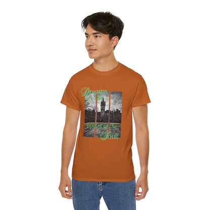 Cotton t-shirt with castle