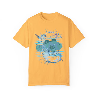 ARTISAN Cotton T-shirt waterfish