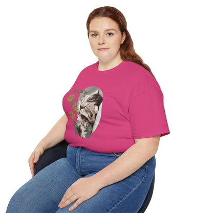 Women's Cotton T-shirt kitten