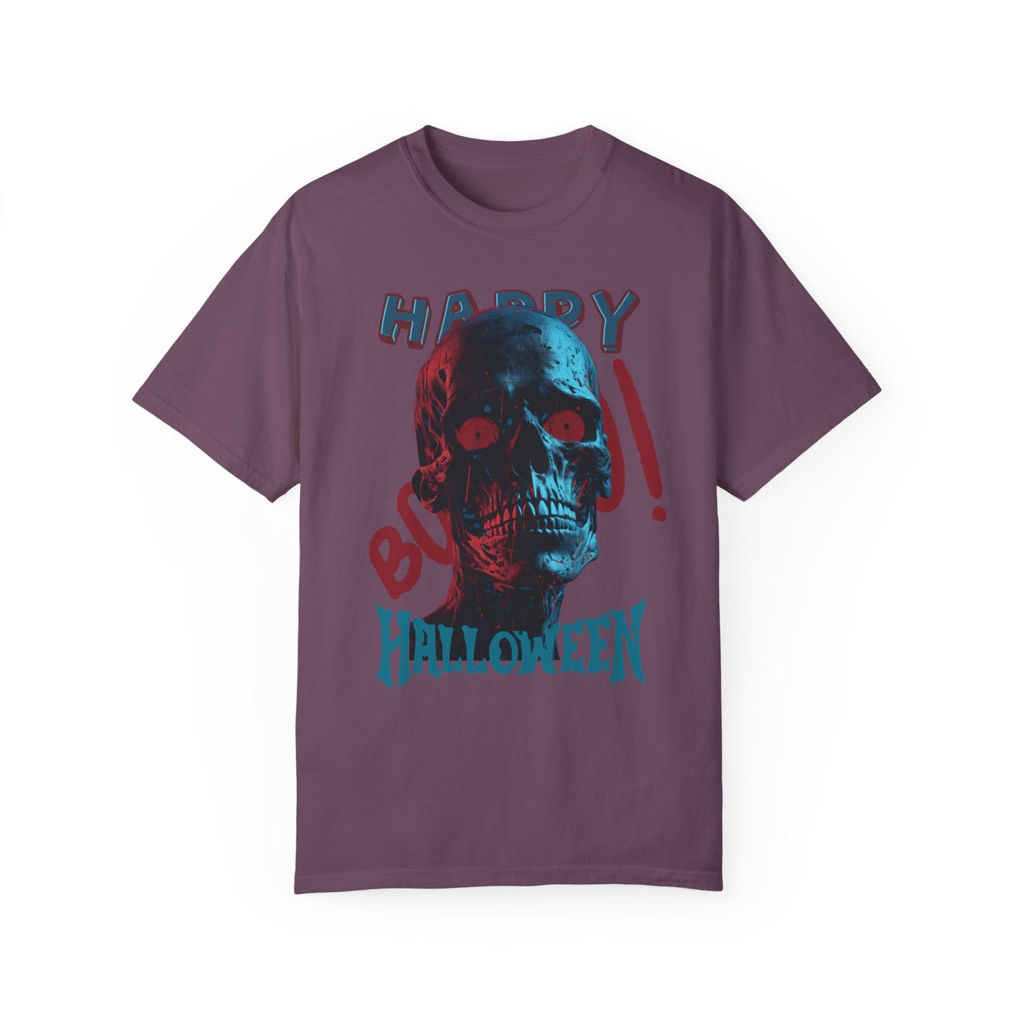 US Cotton Halloween T-shirt skull