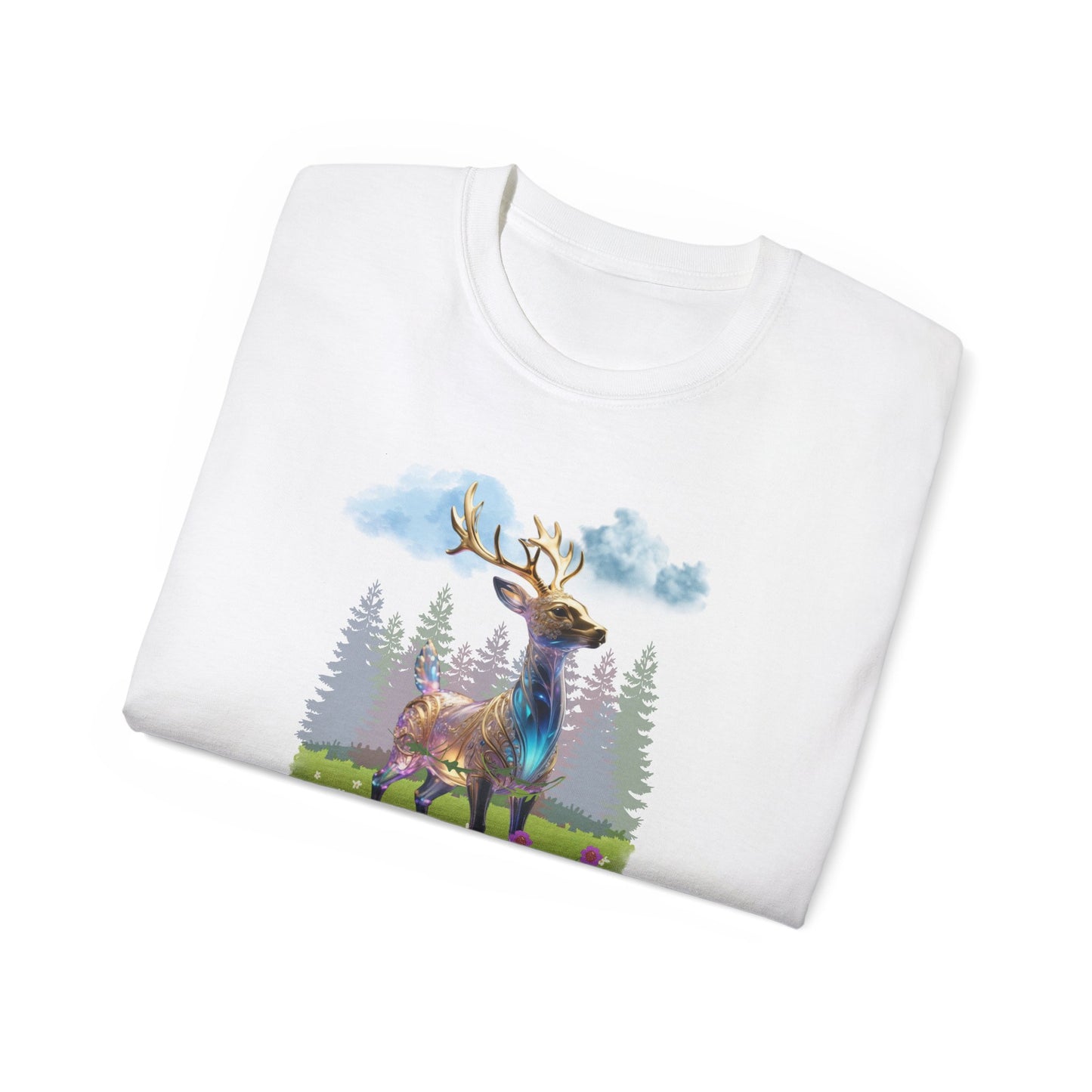 Women's Cotton T-shirt deer